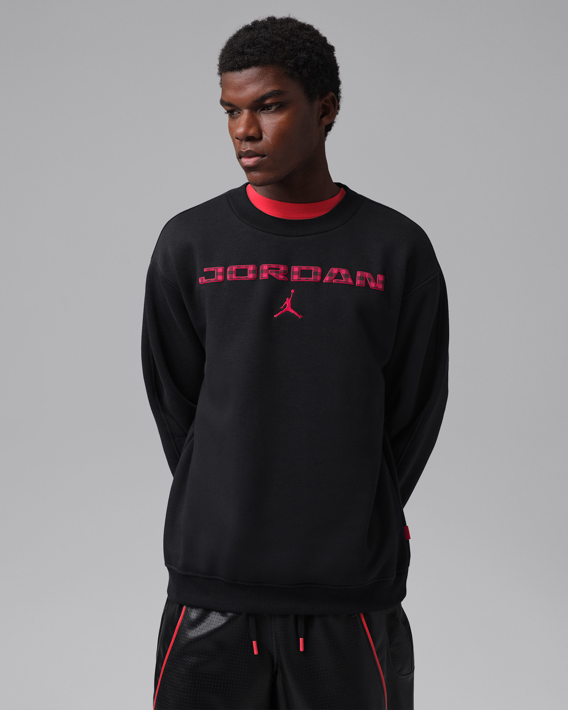 NIKE★JORDANトレーニングウェア Jordan Brooklyn Men's Fleece Crew-Neck Sweatshirt. Nike JP